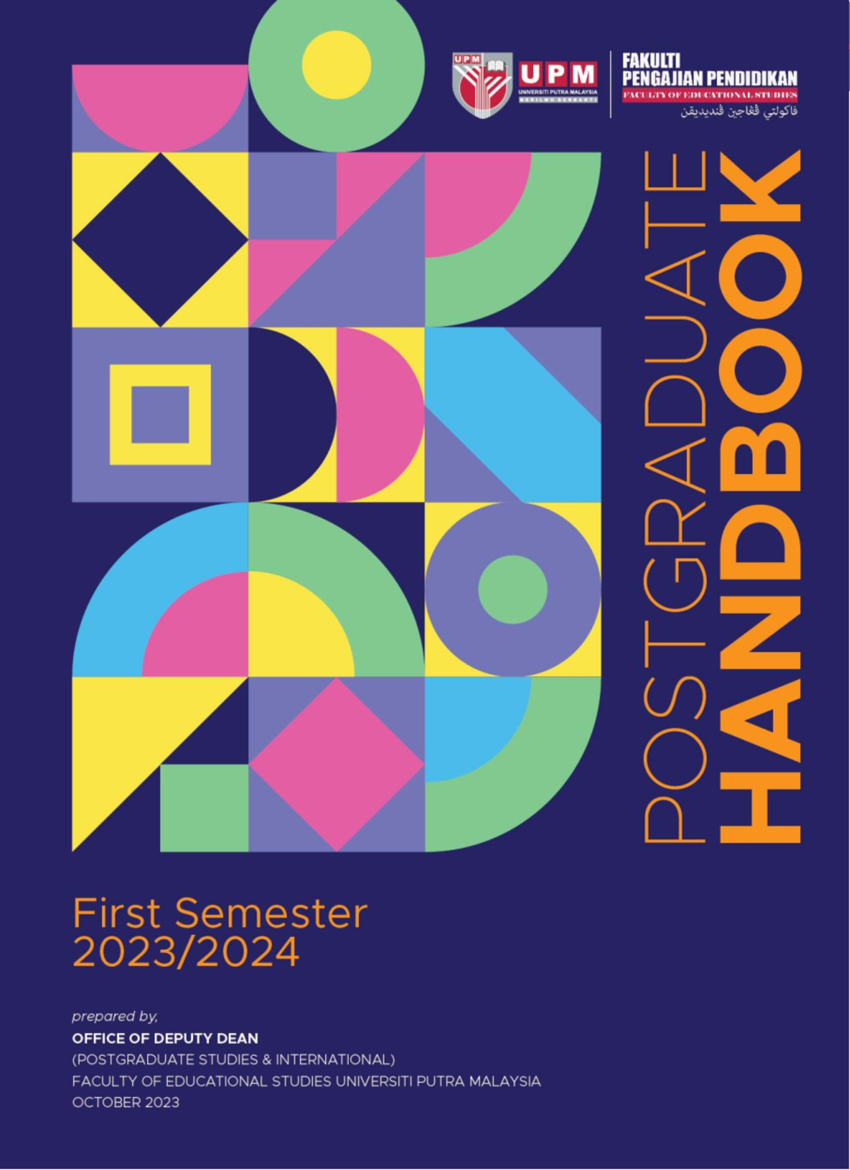 PHD & Master Handbook 1 2023-2024 - TABLE OF CONTENTS INTRODUCTION ...