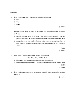 Eksp8 chem exps - Chemistry I - Studocu
