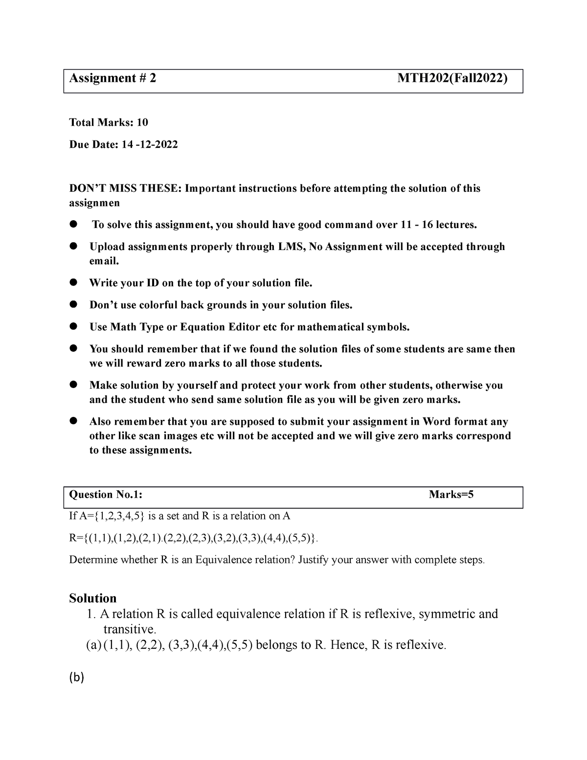 mth202 assignment no 2 solution 2022