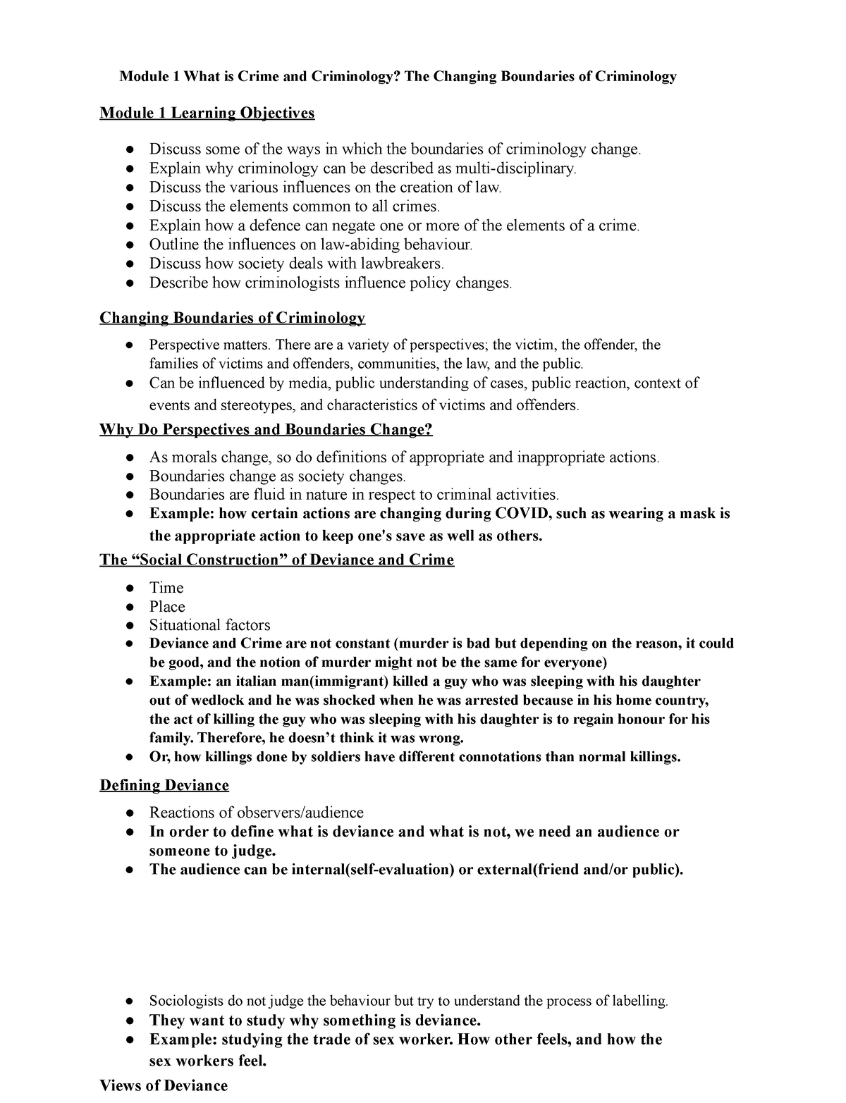 Introduction To Criminology And The Changing Boundaries Of Criminology ...