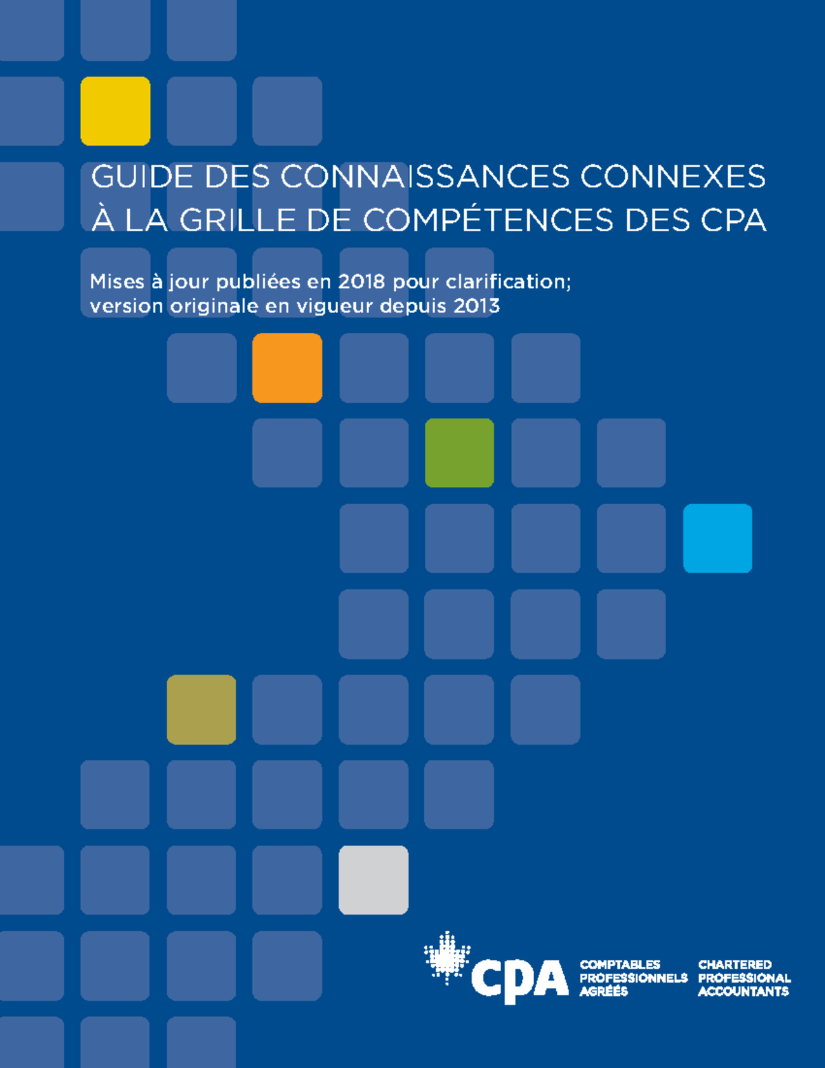 Guide des connaissances connexes à la grille de compétences des CPA ...