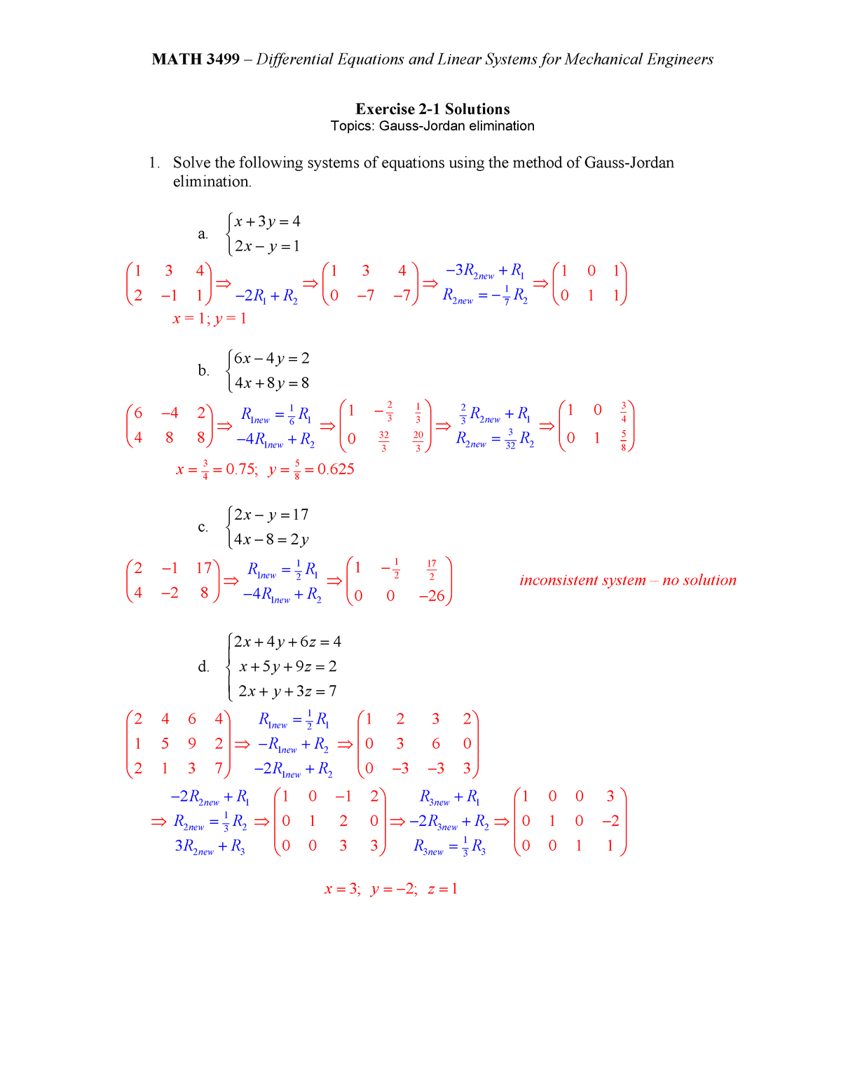 Exercise 2 1 Solutions Studocu