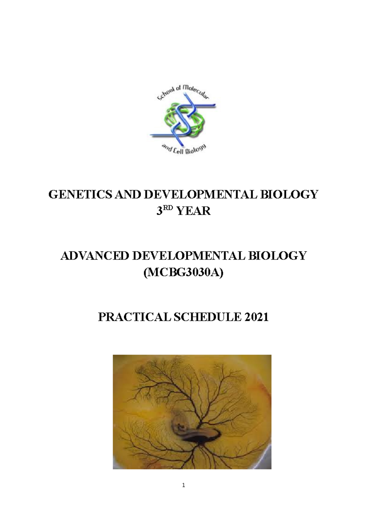3rd year practical manual 2021 advanced biology - MCBG3011 - Wits ...