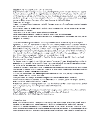 Soc 308 Discussion post 2 - Week 2 Discussion post 2 Define systematic ...