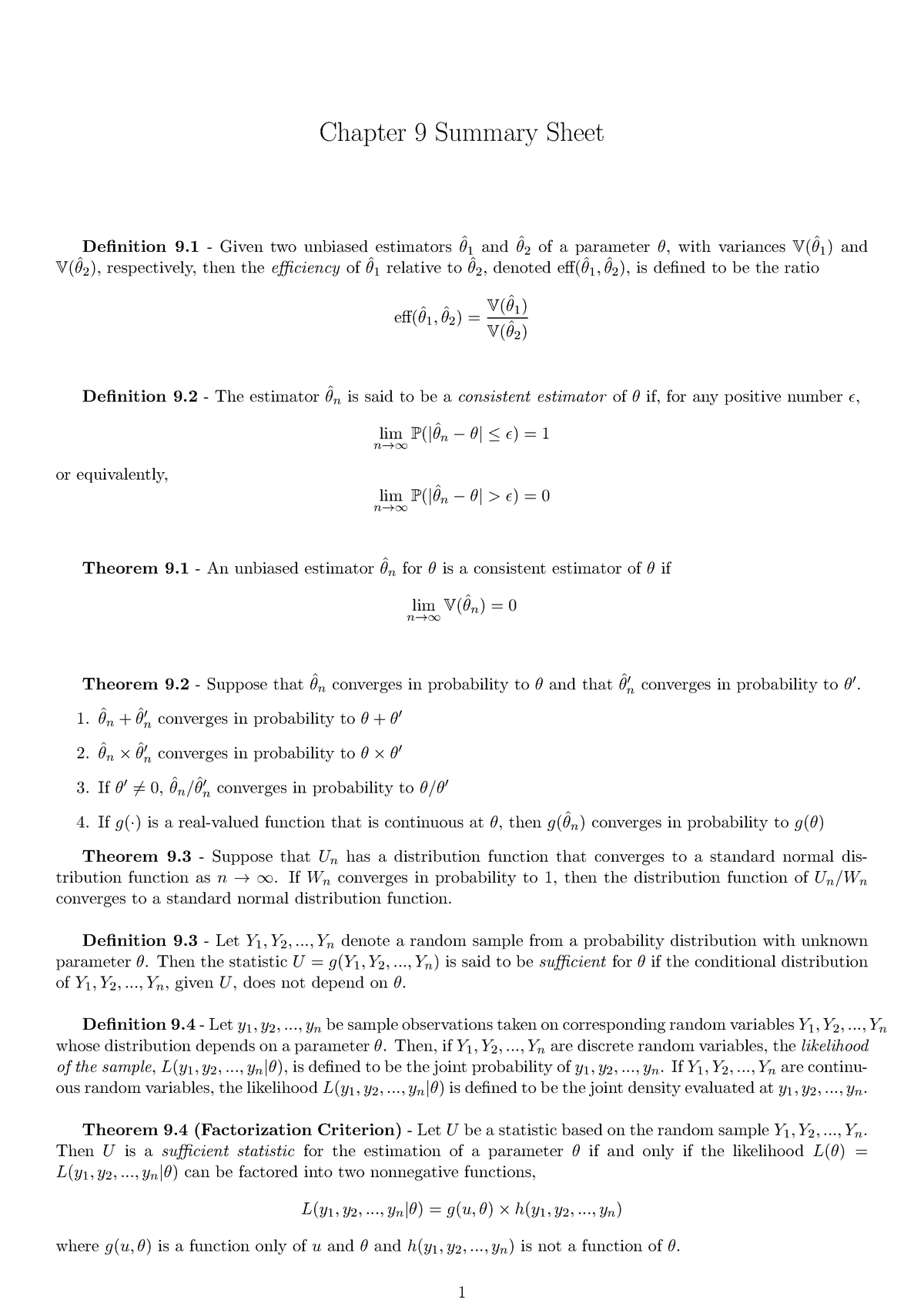 chapter-9-summary-sheet-chapter-9-summary-sheet-definition-9-given