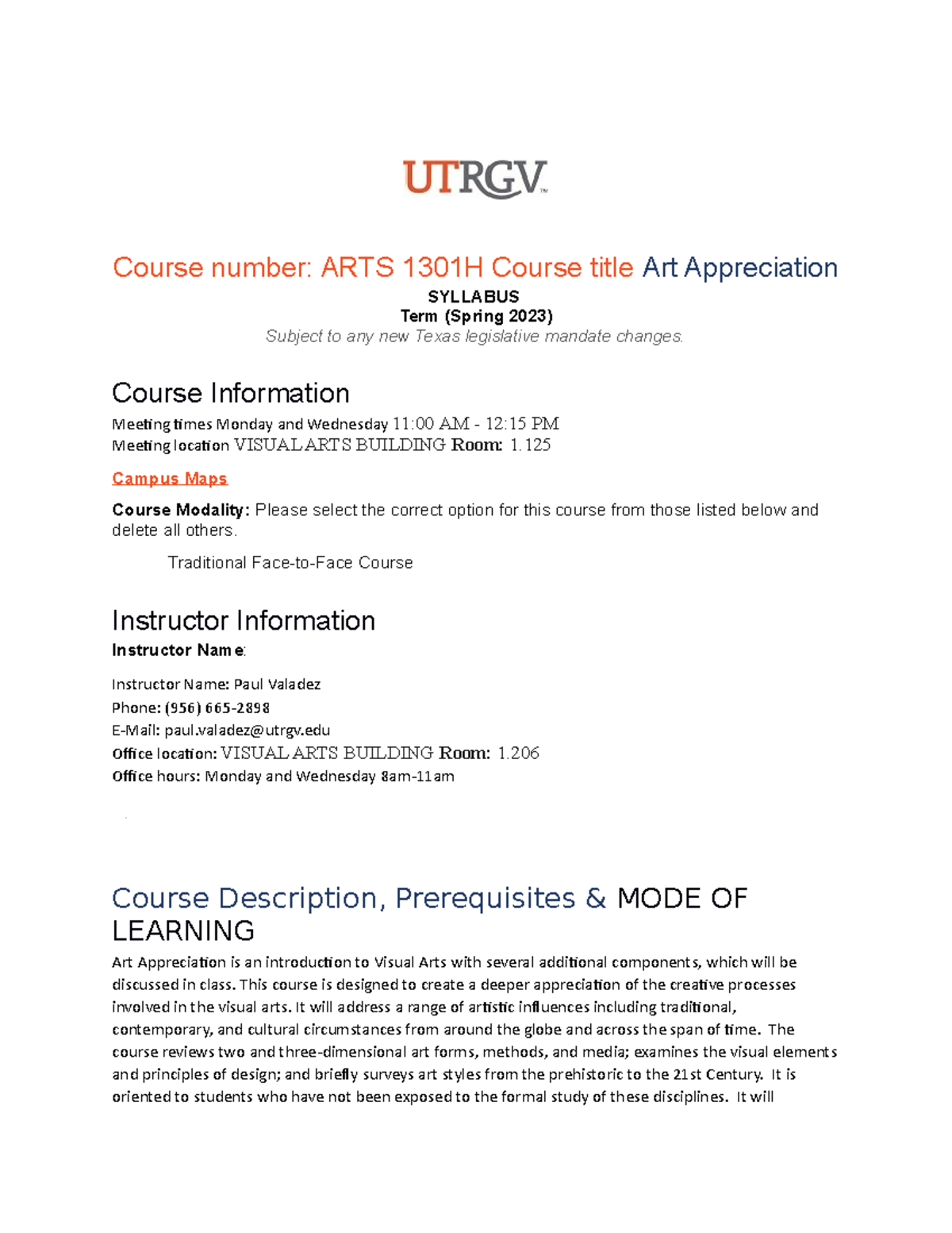 Utrgv Final Exam Spring 2023 - powrl2t