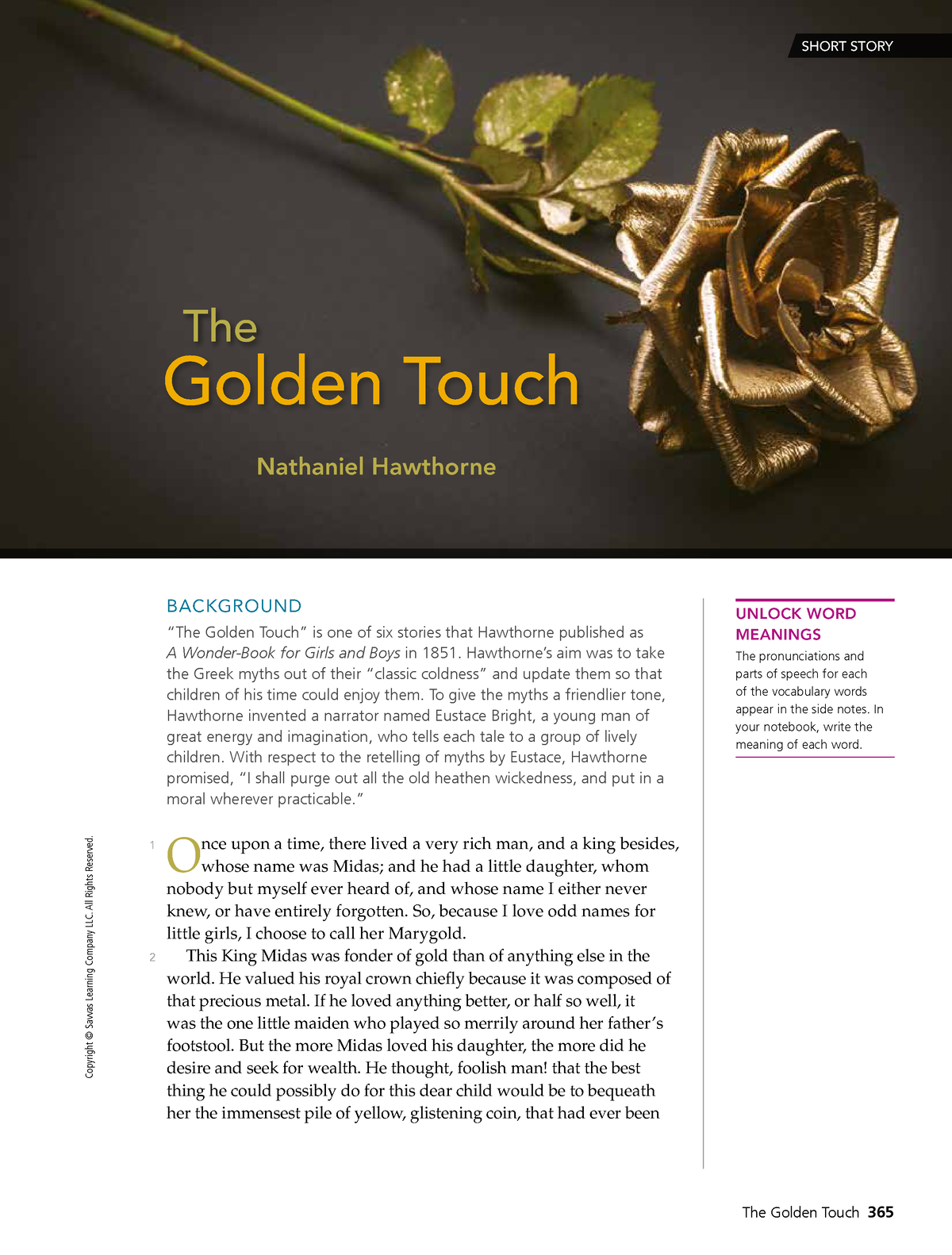 the golden touch thesis