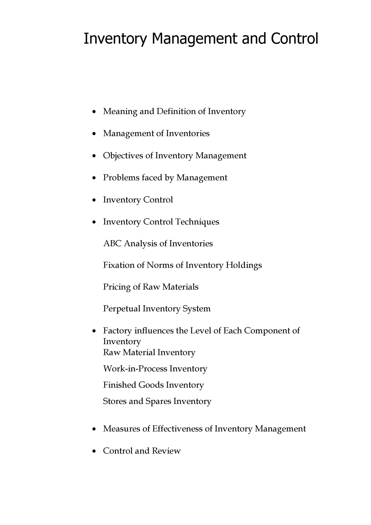 inventory management phd dissertation