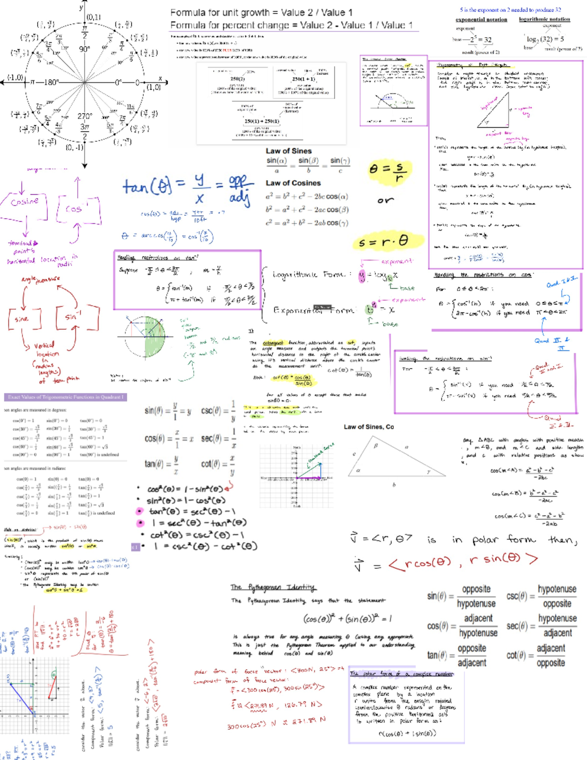 Finals notes sheet - MATH 2417 - Studocu