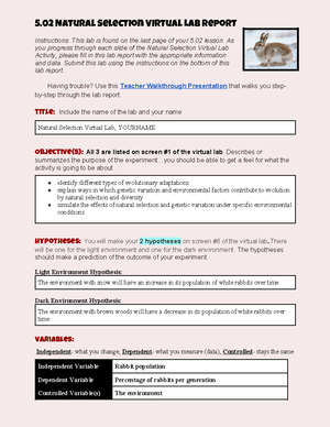 3.01 Lab Report Template v23 (Biology, segment one) - 3 Cell Division ...
