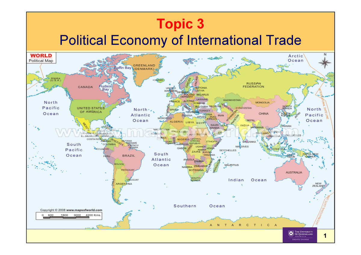 Lecture 3 - Political Economy Of International Trade, REI - 1 Topic 3 ...