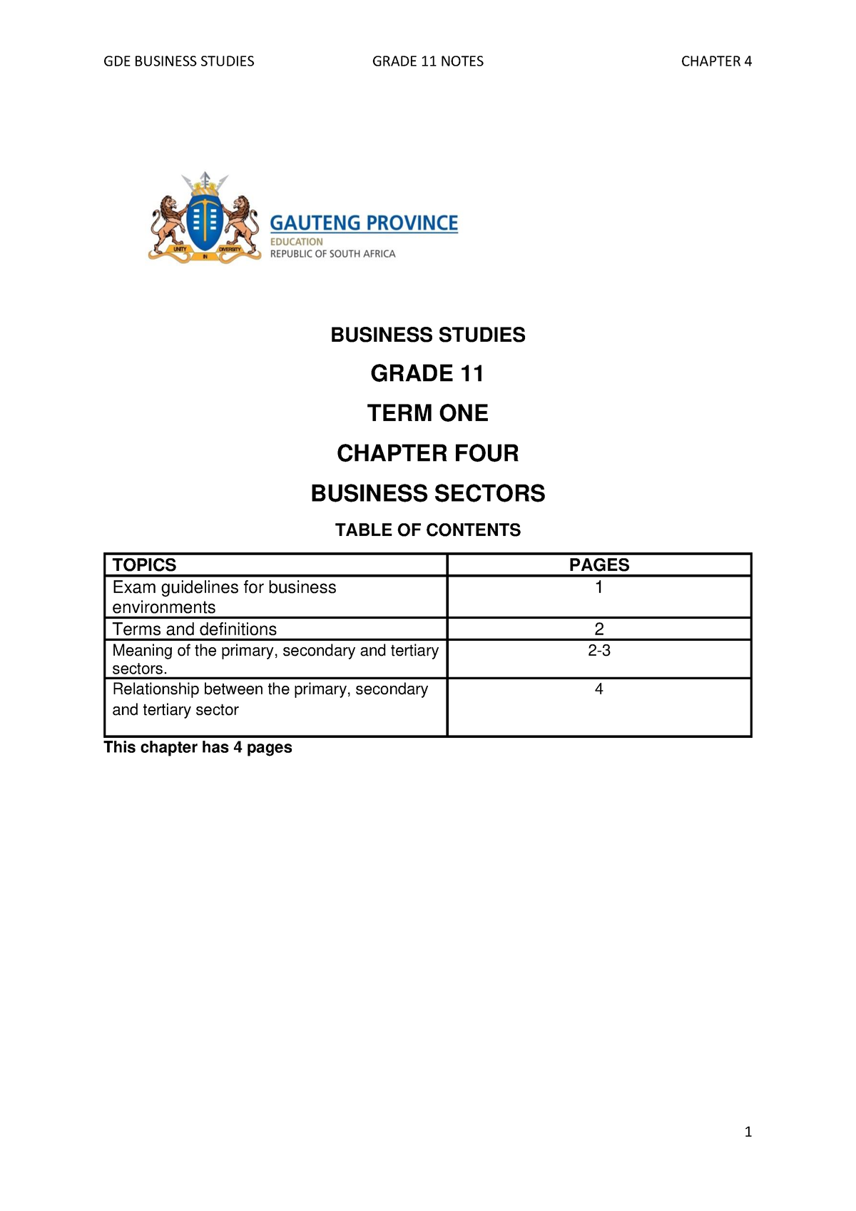 business studies oral presentation grade 11