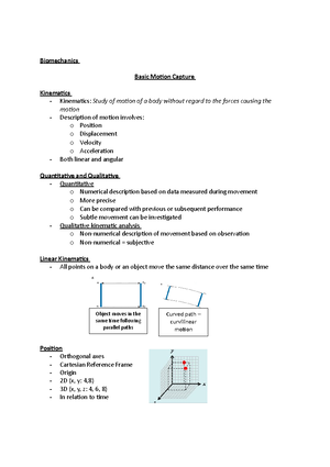 Biomechanics - Lecture 1 - Introduction & Numerical Methods ...