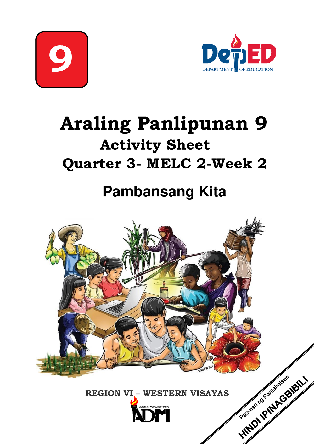 Aral Pan 9 Q3 Las Week2 V3 9 Araling Panlipunan 9 Activity Sheet Quarter 3 Melc 2 Week 2 9627