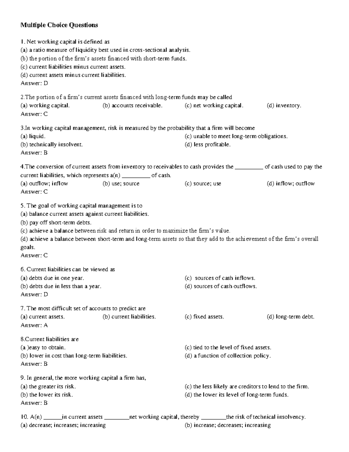 kupdf-multiple-choice-questions-net-working-capital-is-defined-as-a