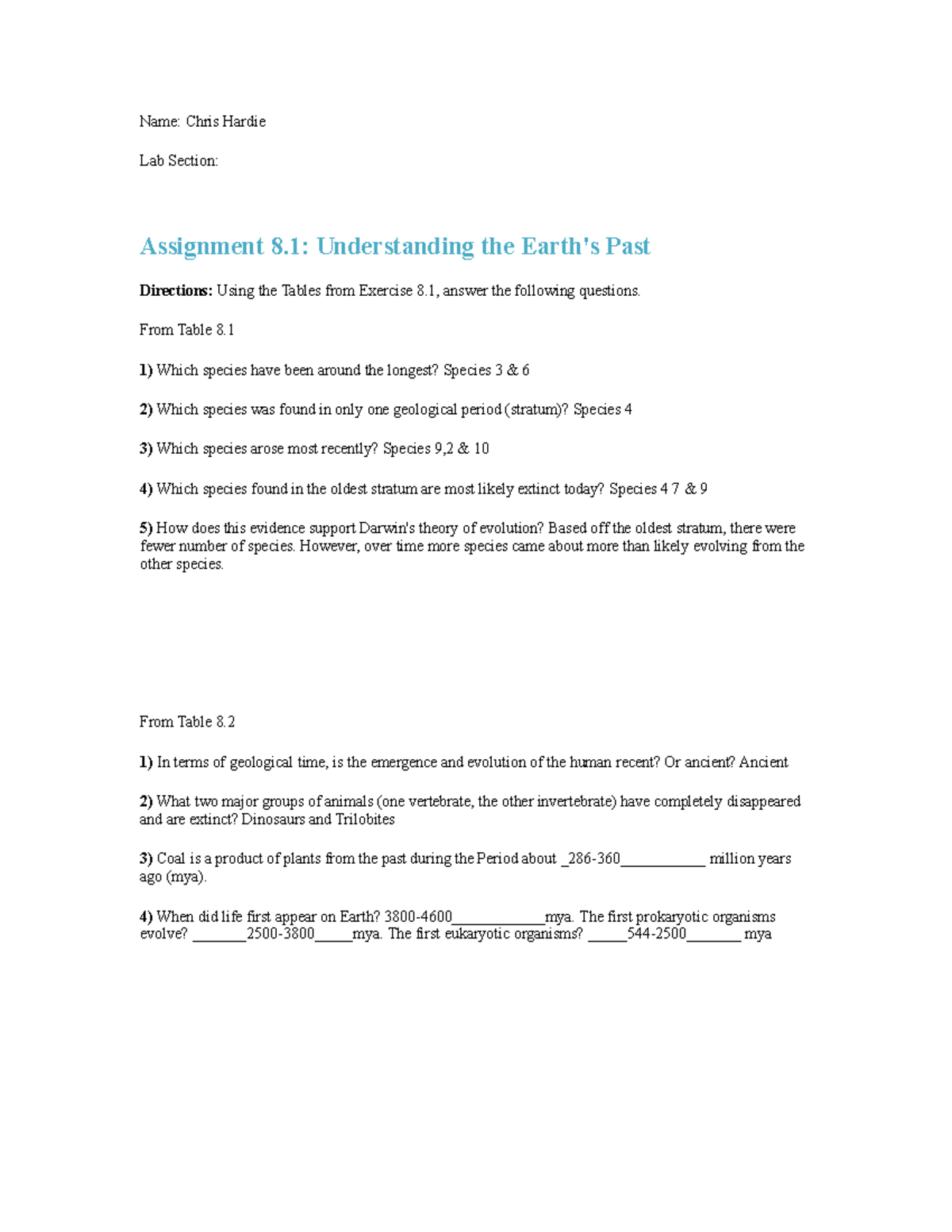 Lab 8 Answer Doc-1-11 - LAB RESULTS - Name: Chris Hardie Lab Section ...