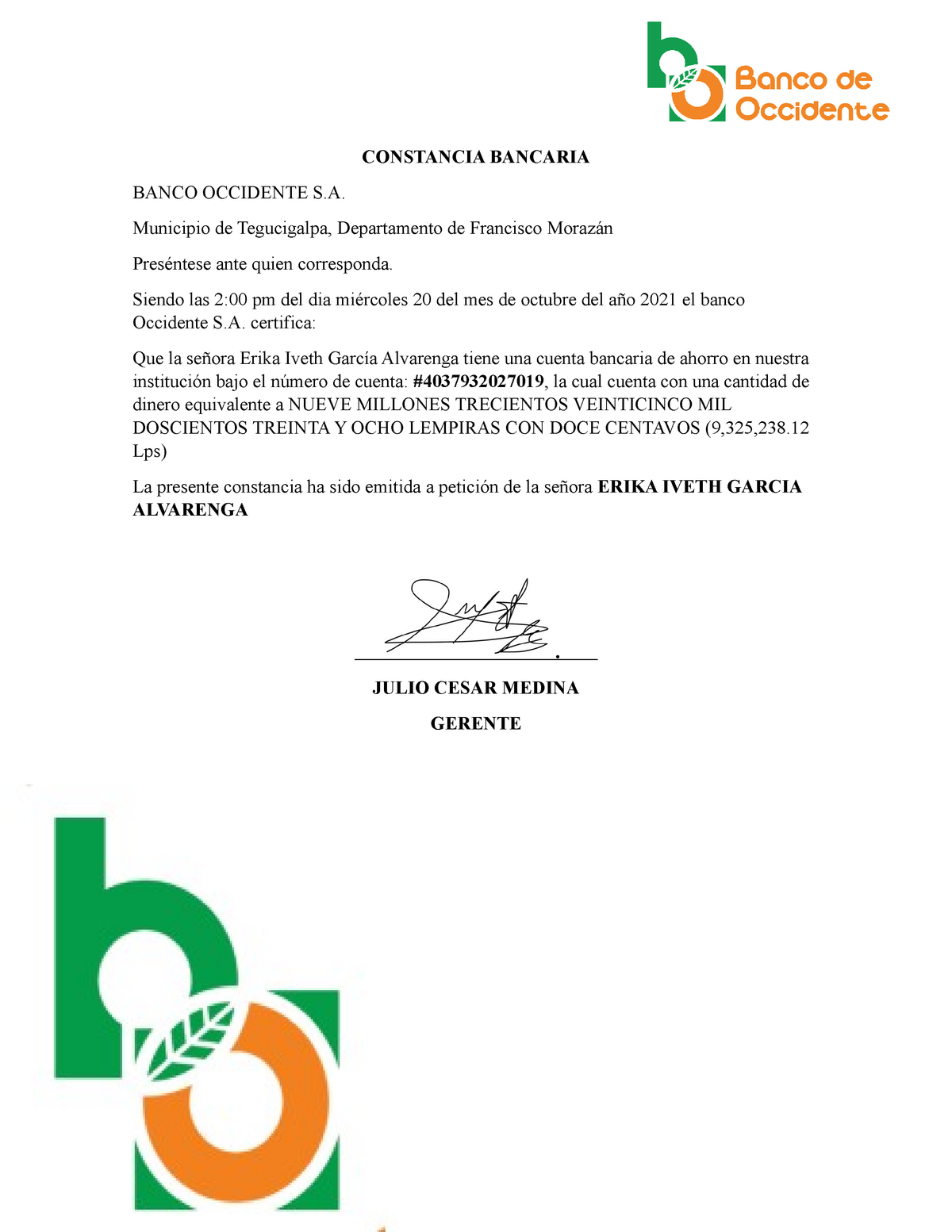 Constancia De Cuenta Bancaria Bac Image To U 6885