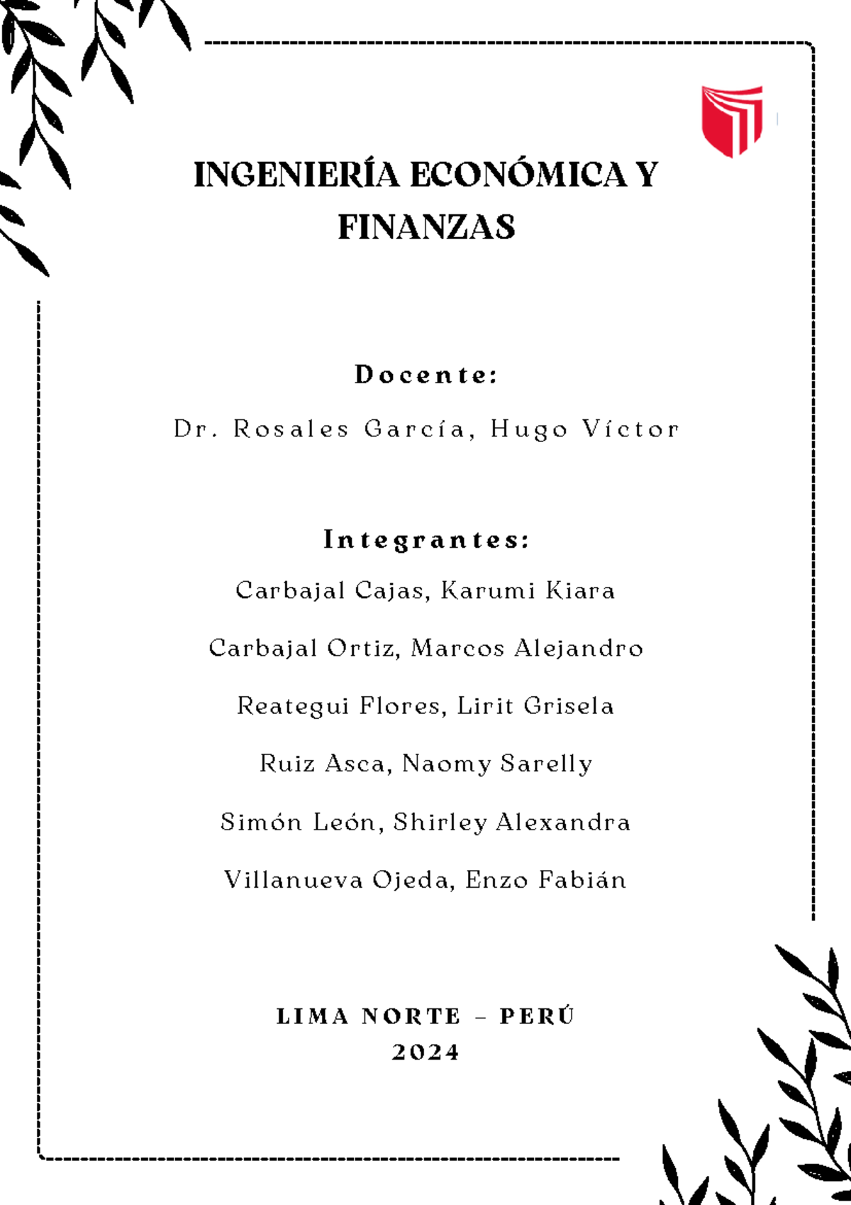 ING. Económica S1 20240406 141740 0000 INGENIERÍA ECONÓMICA Y