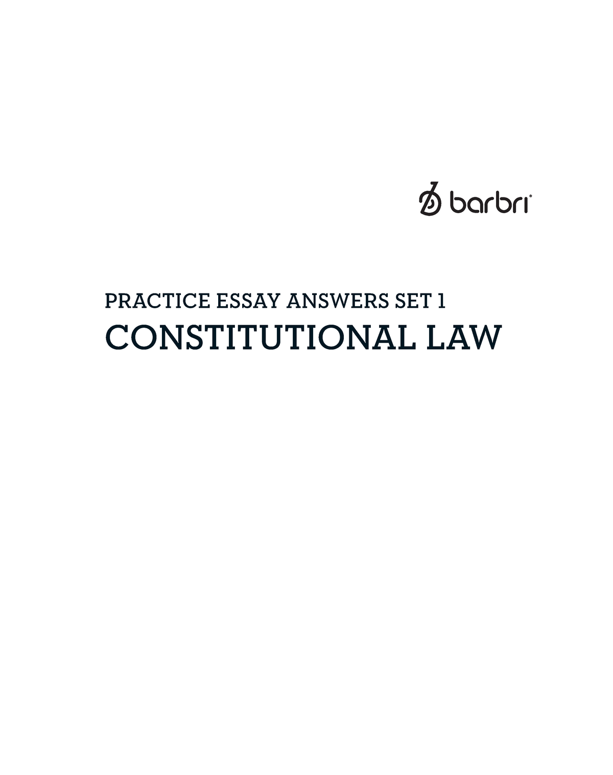 constitutional law practice essay questions