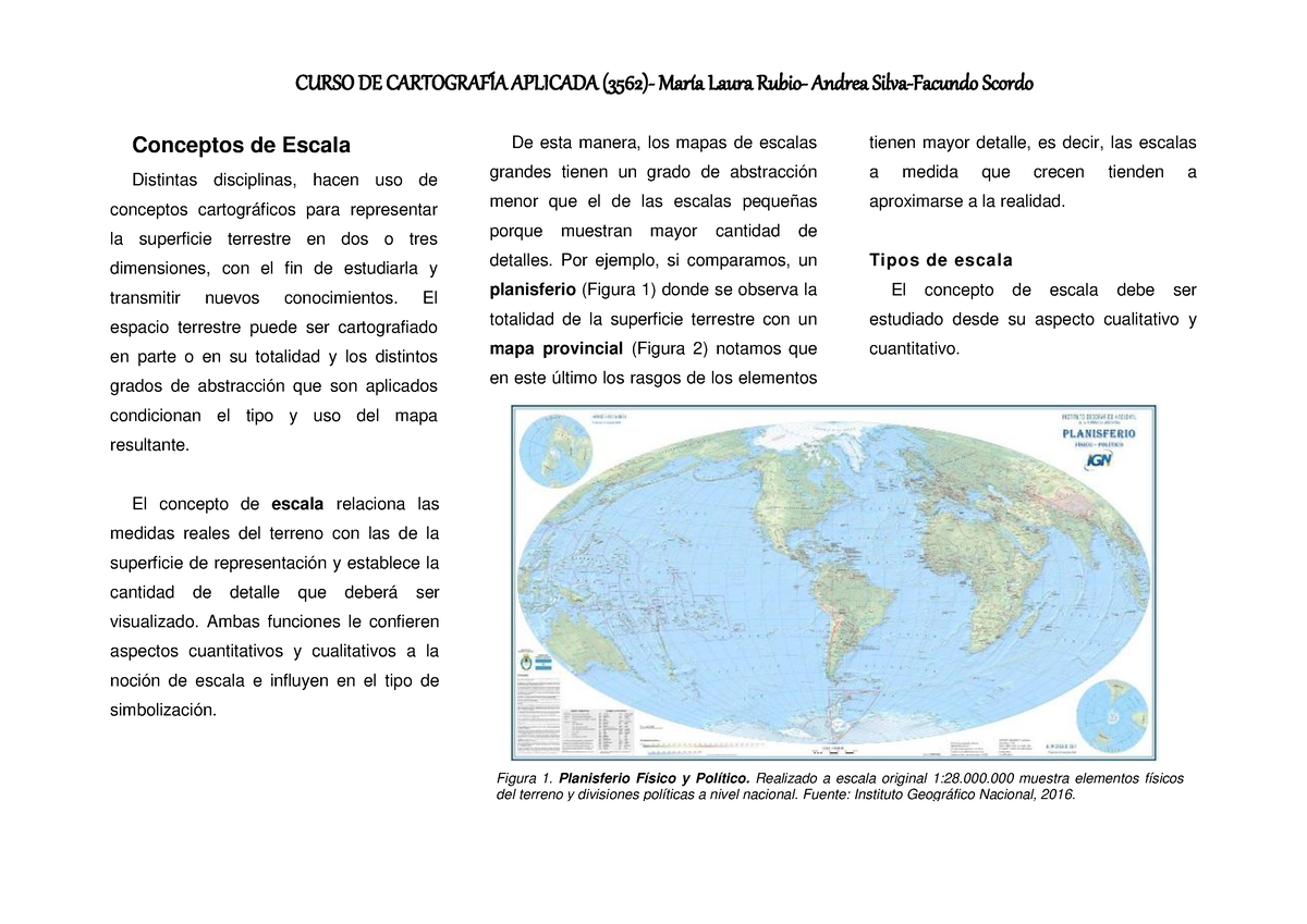 Compartir 50 Imagen Escala Numerica De Un Planisferio Vn 2489