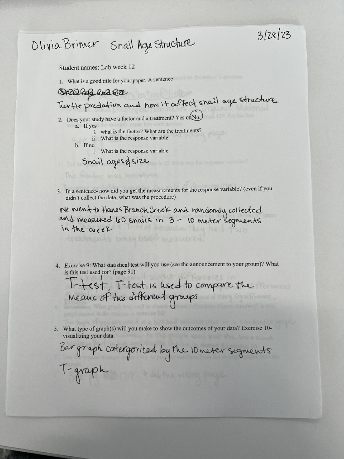 Lab Work Paper #1 - BY332 - Studocu