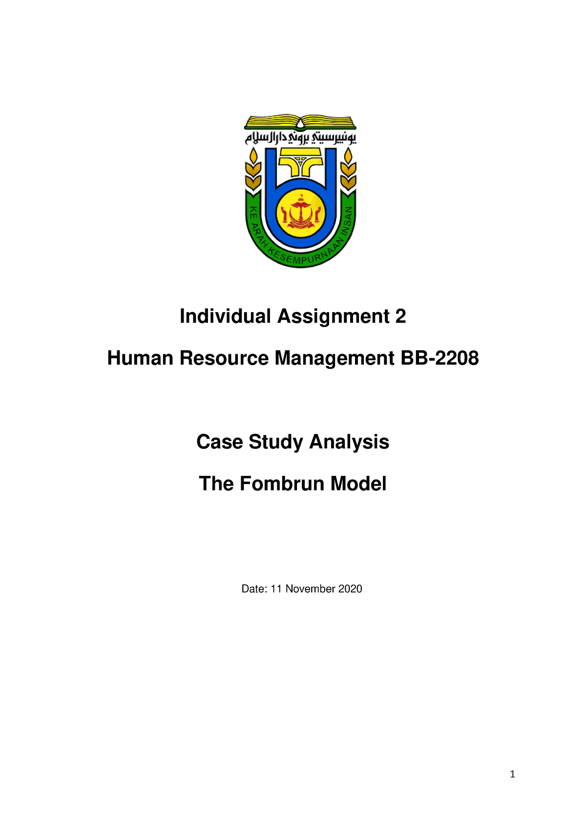 case study human resource management