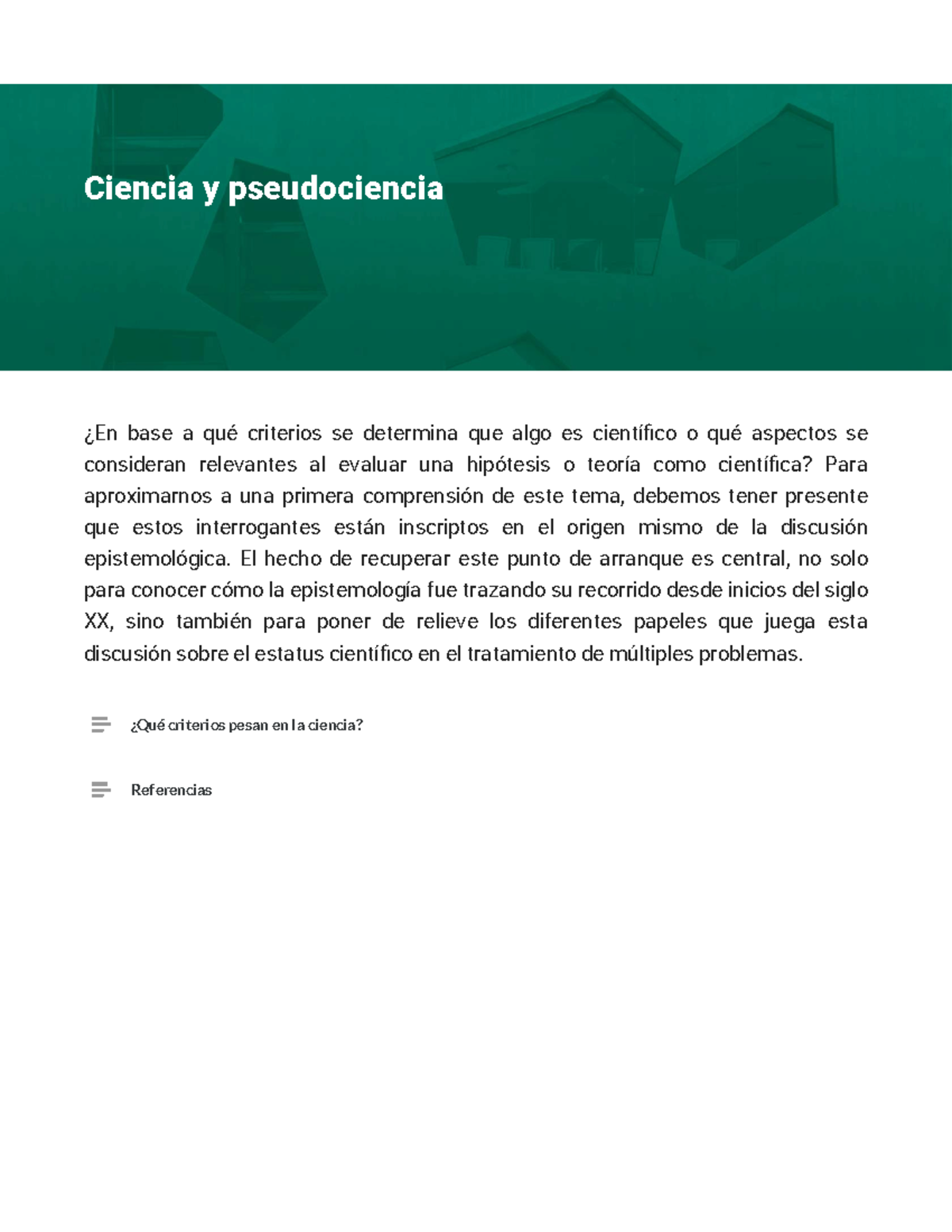 Módulo 1- Lectura 2 Epistemologia Módulo 1- Lectura 2 Epistemologia ...