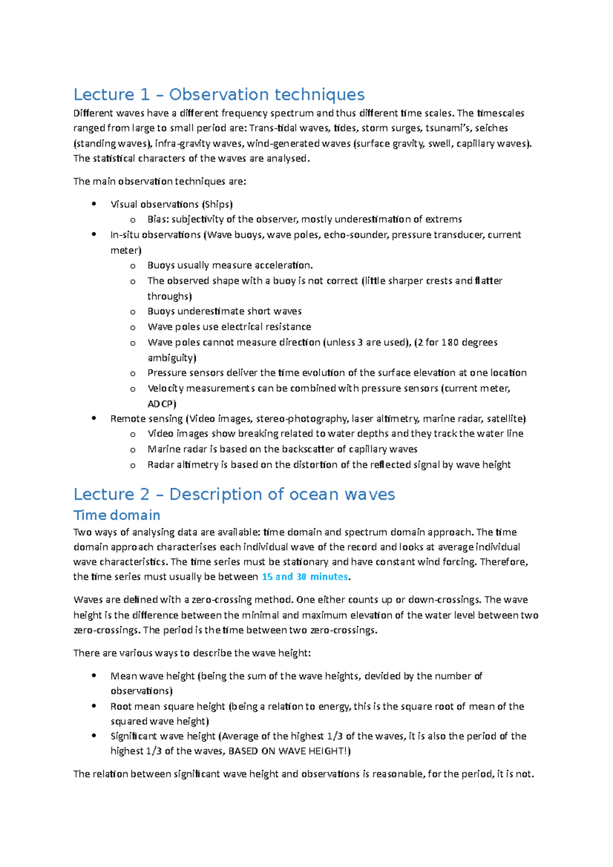 samenvatting-lecture-1-observation-techniques-different-waves-have-a
