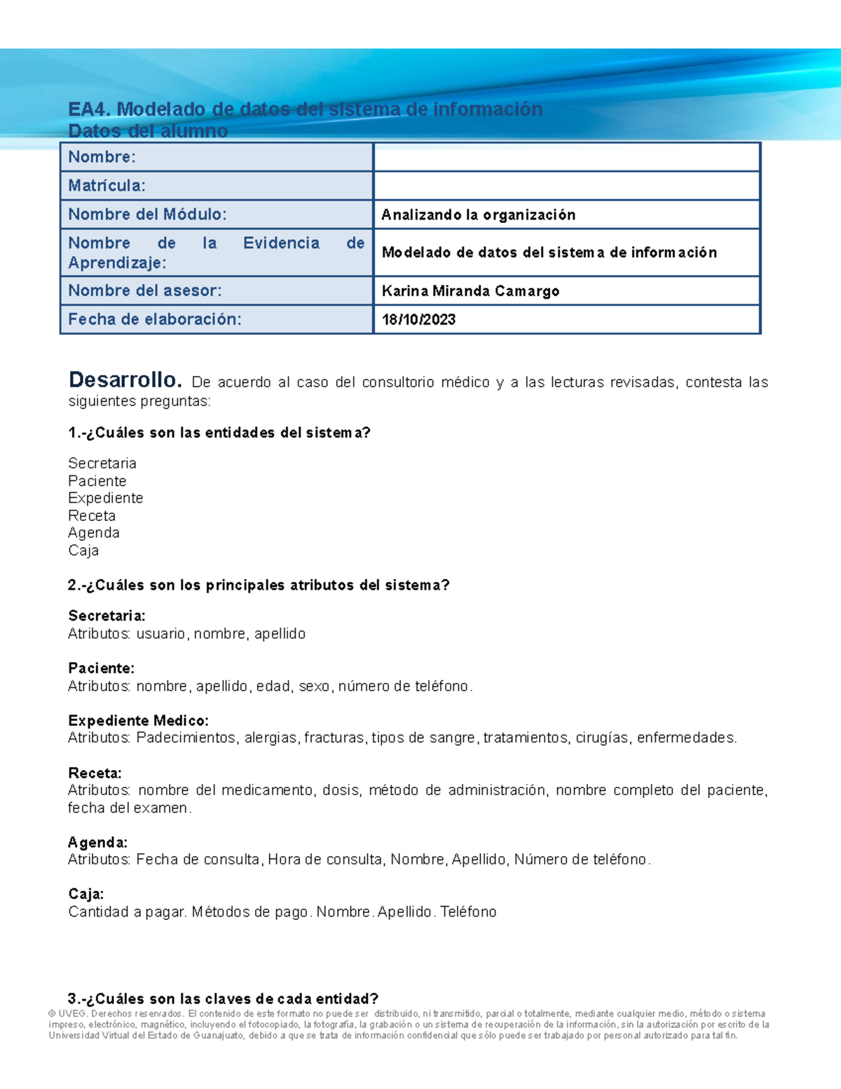 EA4. Modelado De Datos Del Sistema De Información - EA4. Modelado De ...