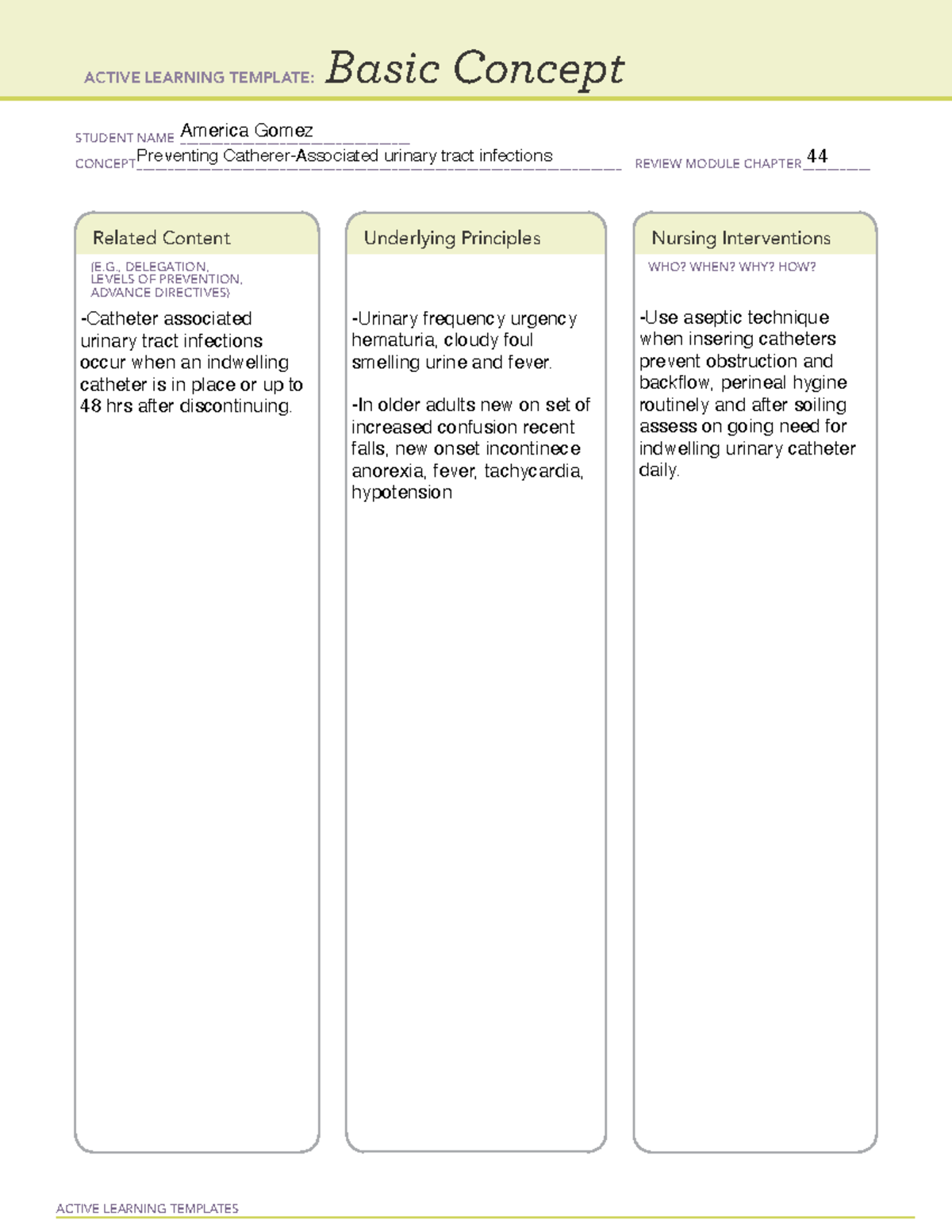 #3-Preventing catheter associated urinary tract infections Basic ...