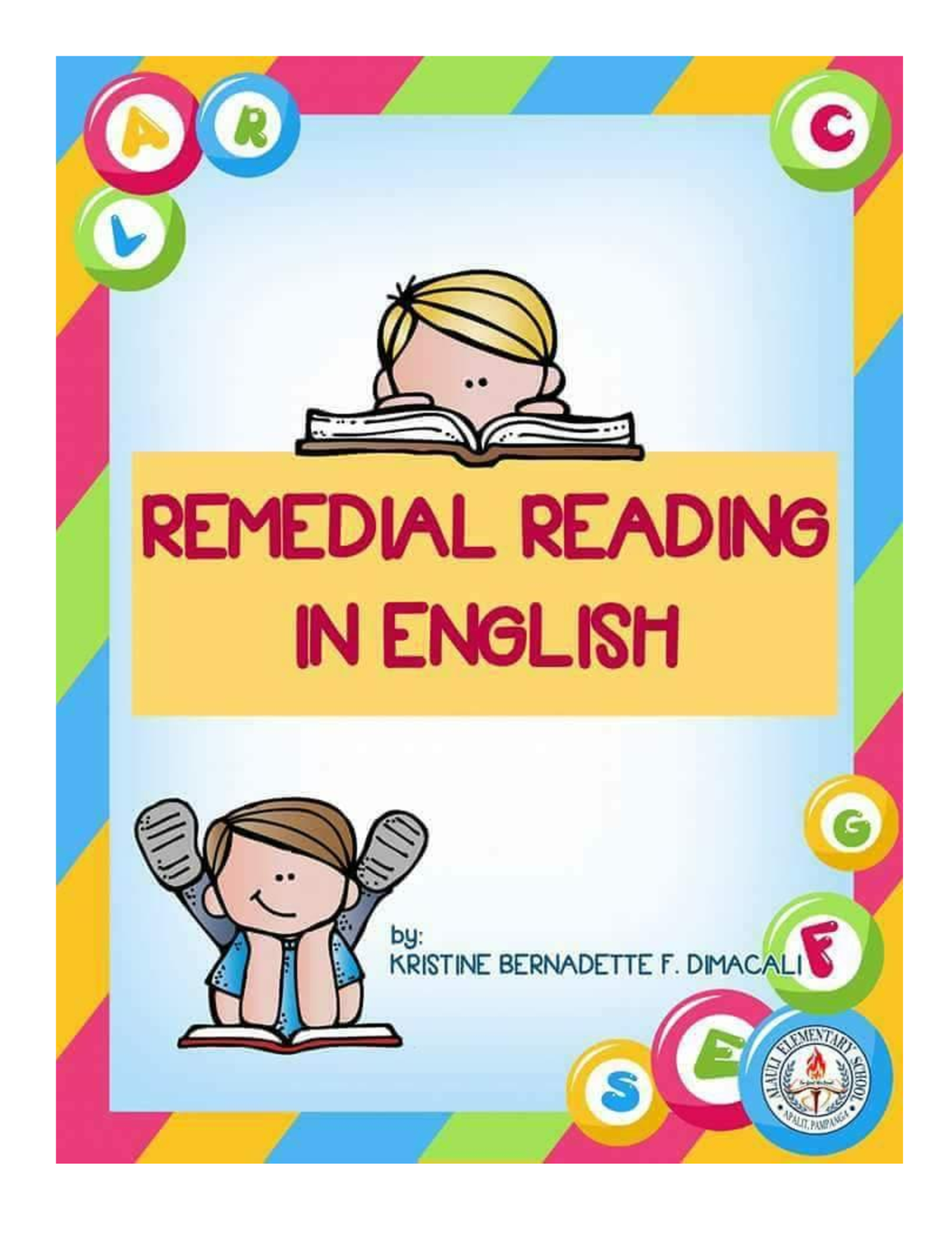 Remedial Reading in English - C REMEDIAL READING IN ENGLISH : KRISTINE ...