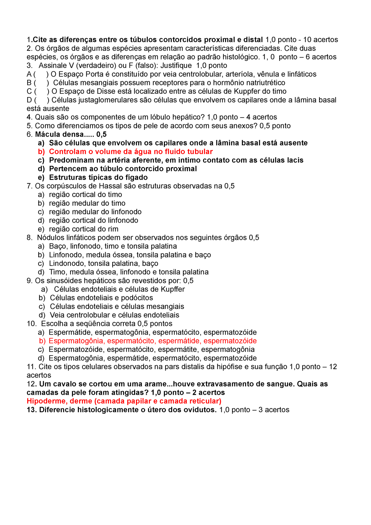 Prova Junho 2017 Questões E Respostas 1 As Entre Os Contorcidos Proximal E Distal 10 Ponto 9863