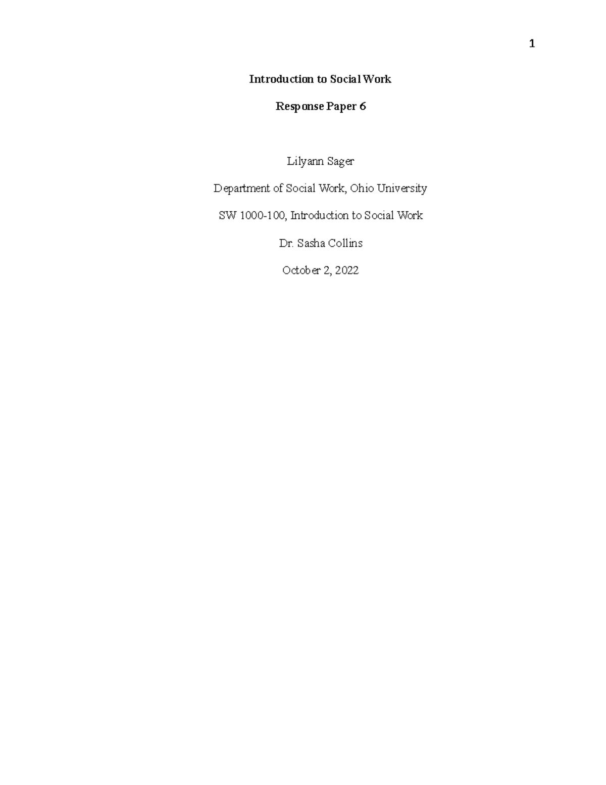 response-paper-6-social-work-book-summary-introduction-to-social