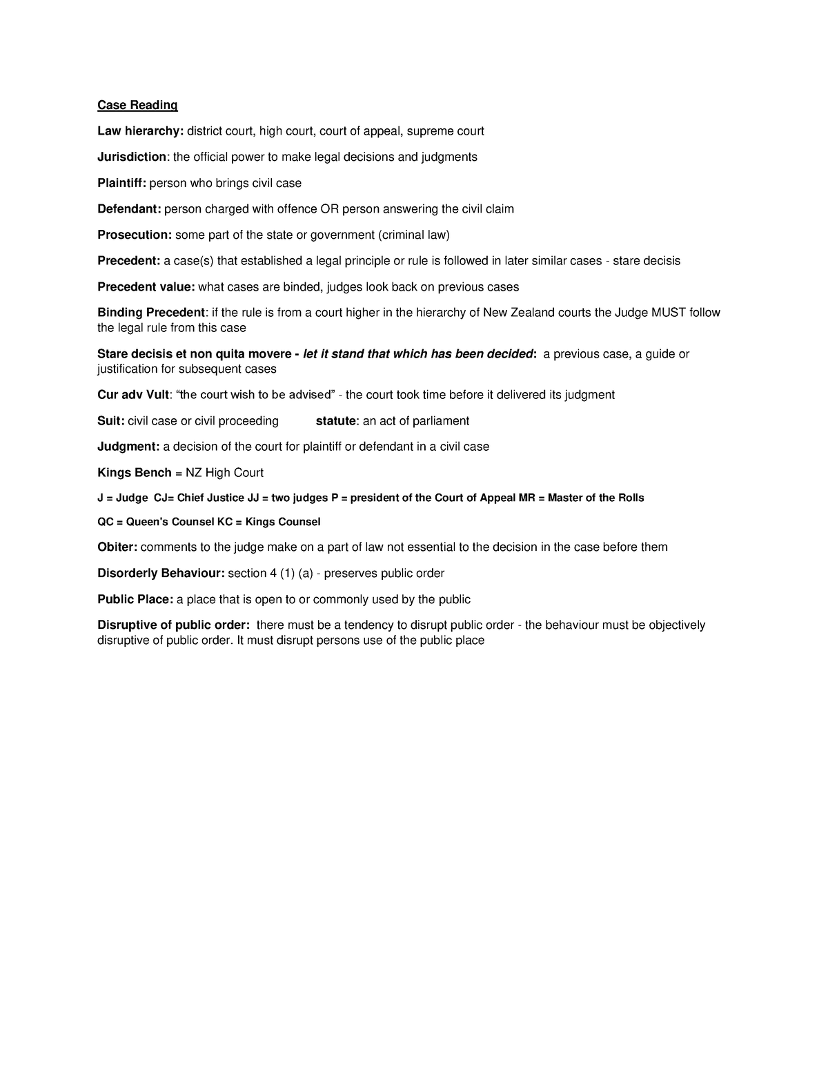 case law information - Case Reading Law hierarchy: district court, high ...