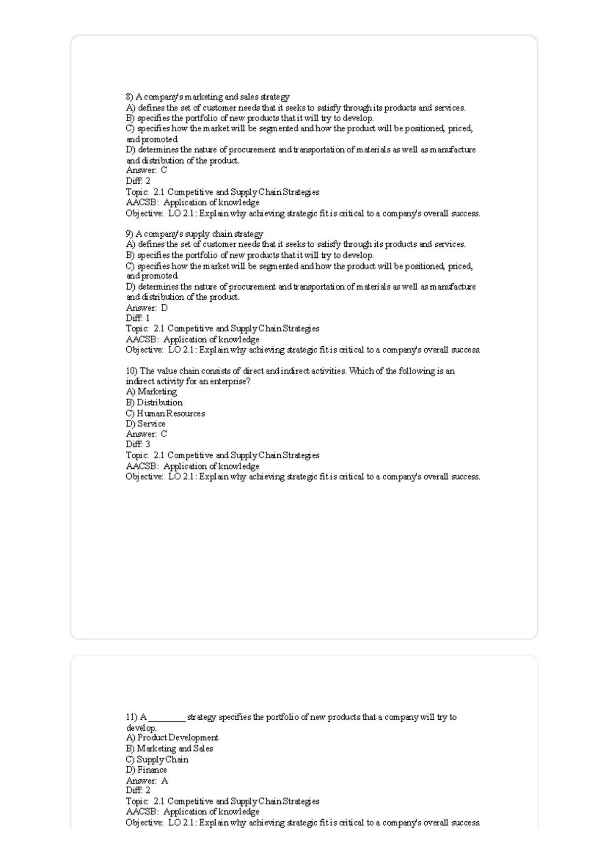 2 1 Supply Chain Management, 6e (Chopra Meindl) Chapter 2 Supply Chain ...