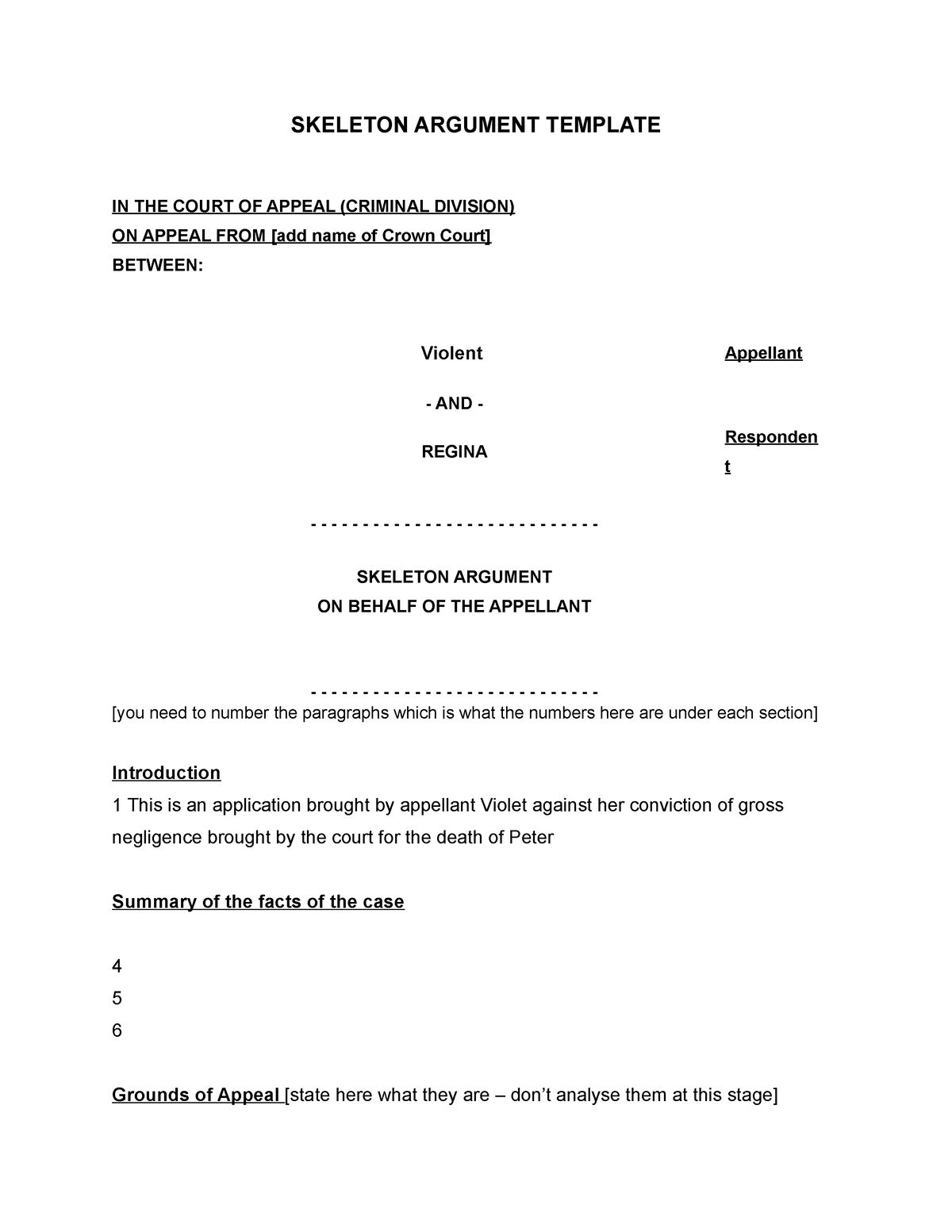 skeleton-argument-gn-skeleton-argument-template-in-the-court-of