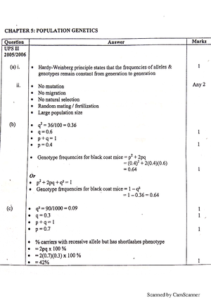 Exercise Chapter 1 Biology - BIO BOOSTER SEM 1 SESSION 2020/ CHAPTER 1 ...