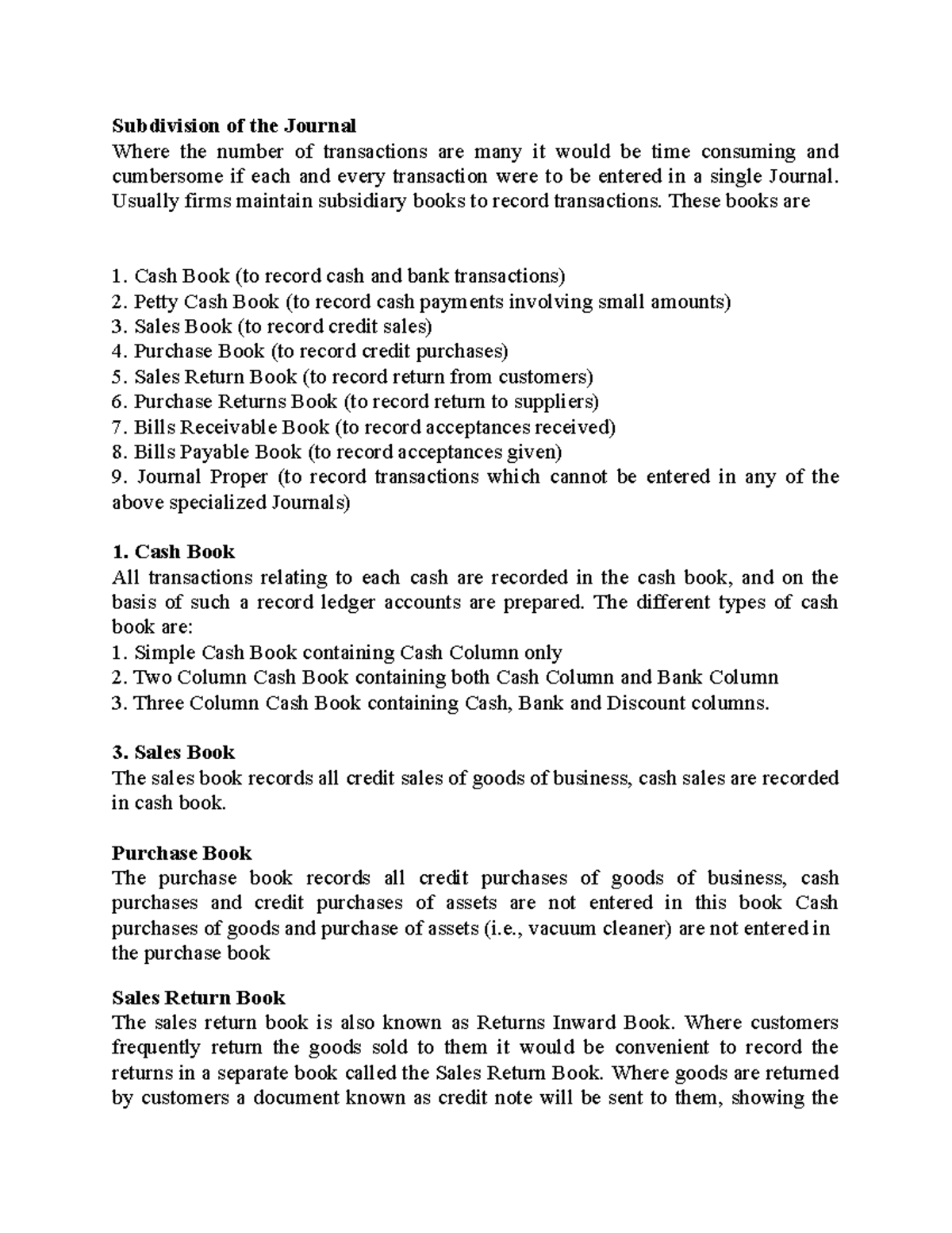 Subdivision of the Journal Subdivision of the Journal Where the