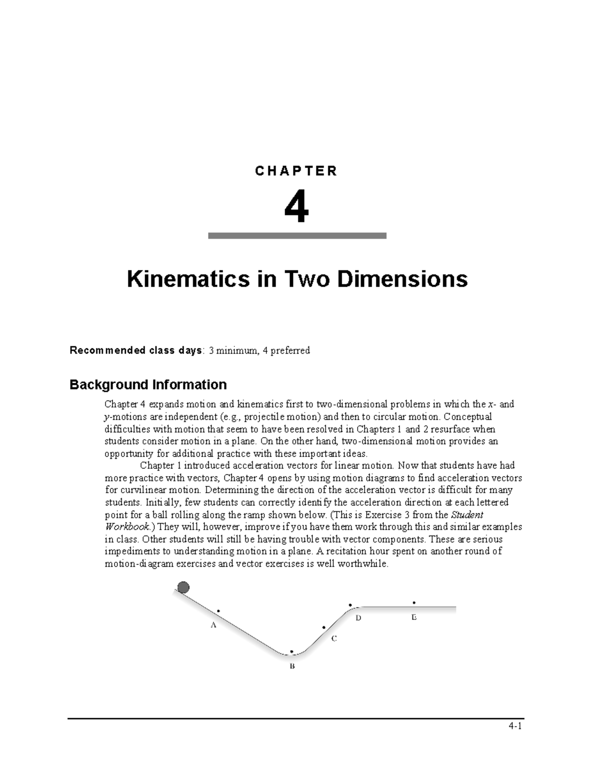 M04 KNIG2485 04 IG CH04 - 강의 필기 2 - 4- CHAPTER 4 Kinematics in Two ...