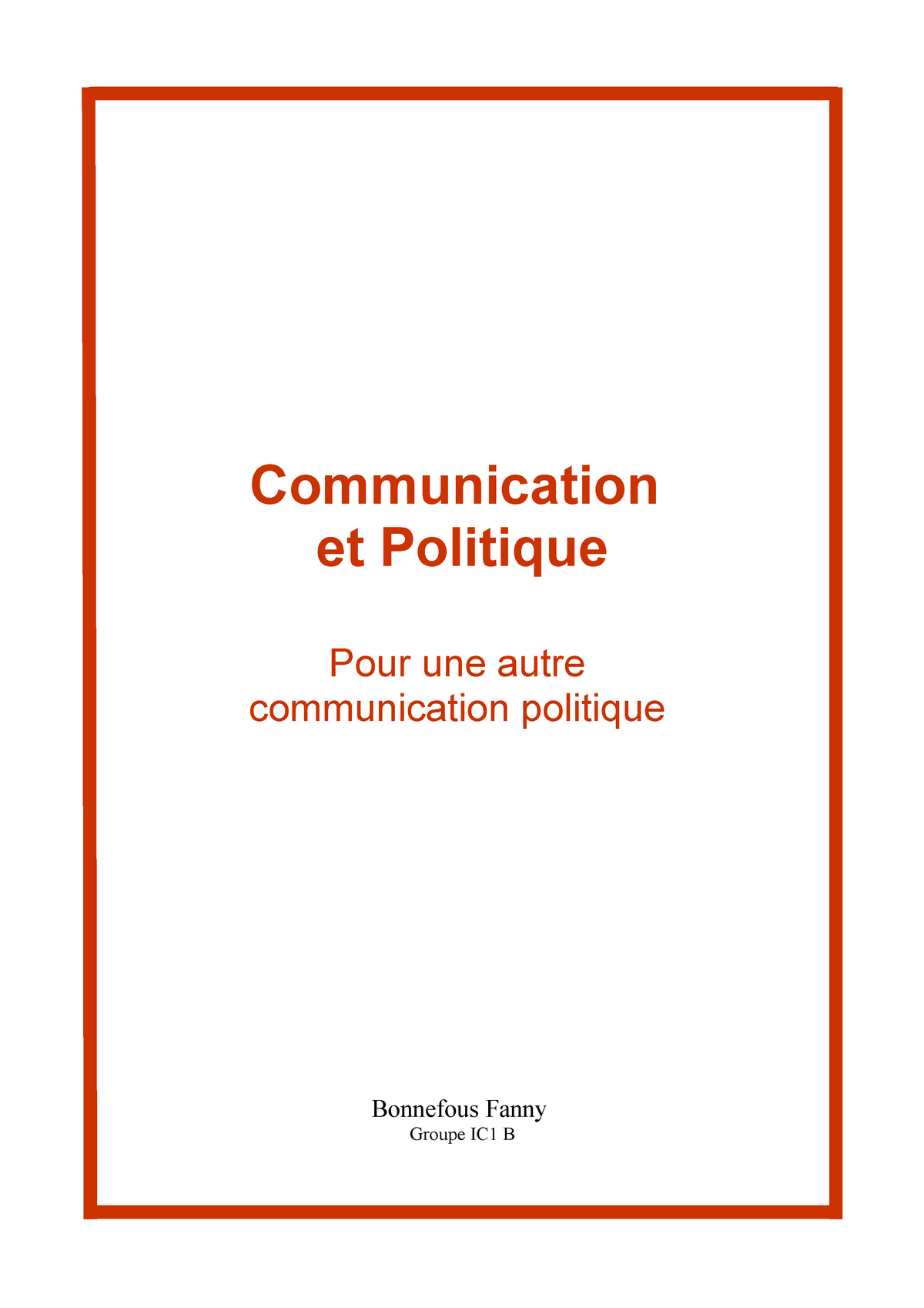 dissertation communication politique