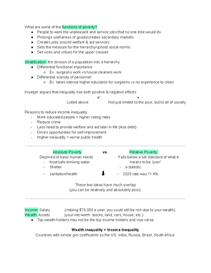 Disfunction of Inequality - Methodology: rules, principles and ...