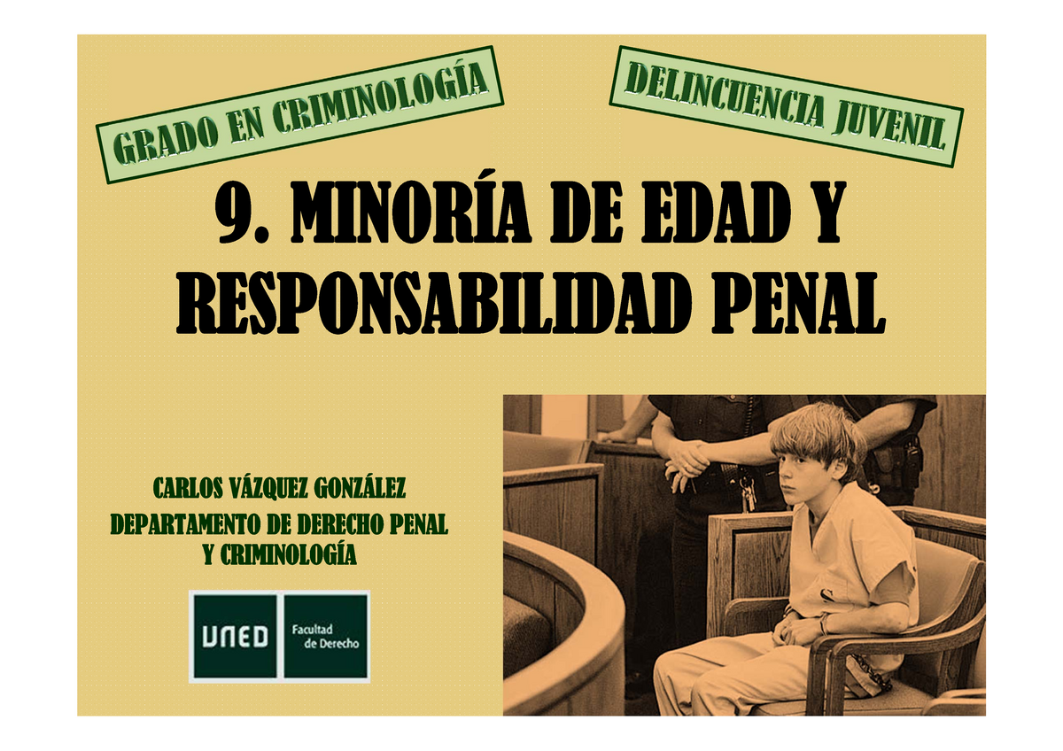 09 Minoria De Edad Y Responsabilidad Penal Warning Tt Undefined Function 32 9 MinorÍa De 