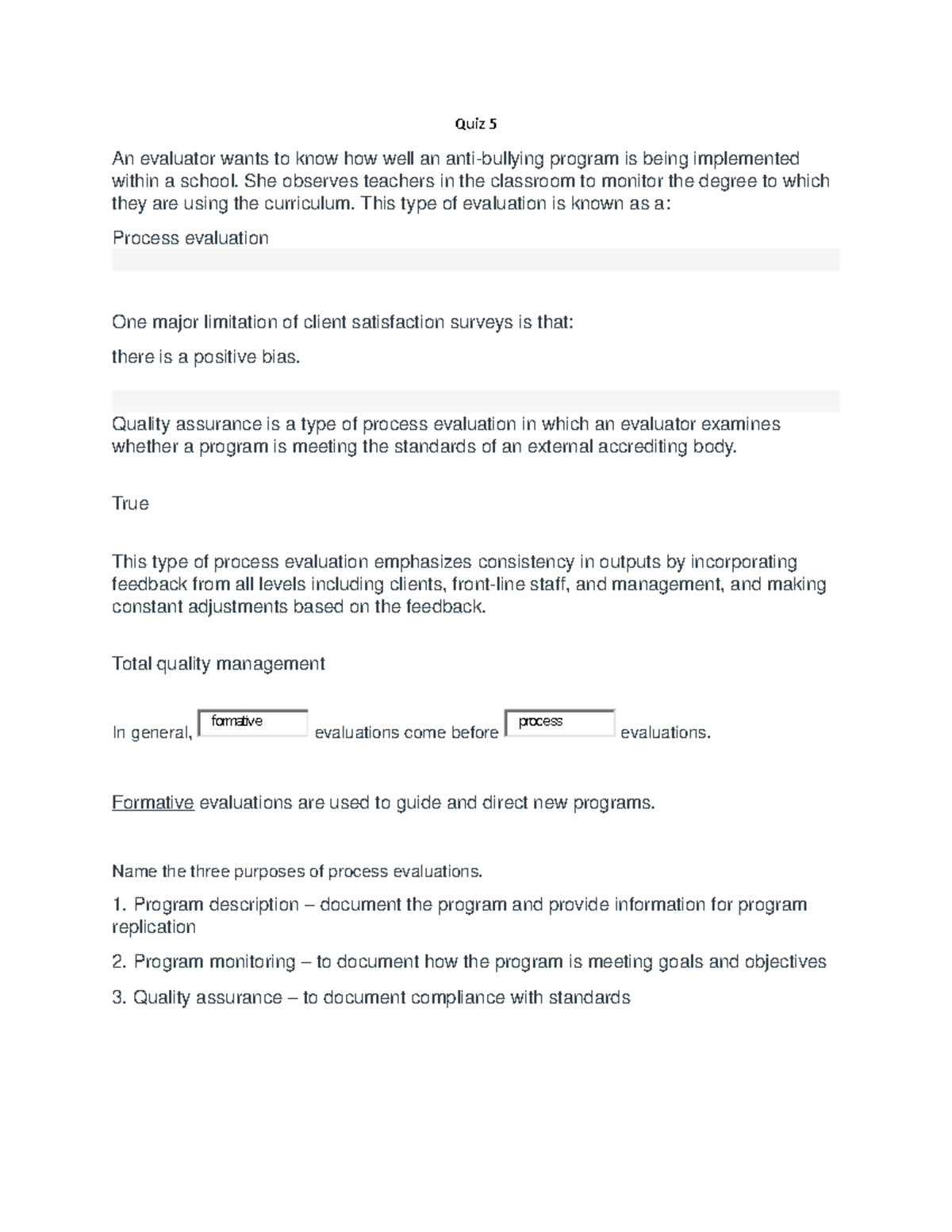 sample research methods quiz