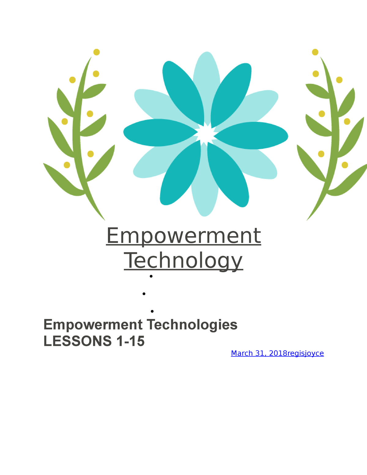 Empowerment Technology - Empowerment Technology HOME CONTACT BLOG ...