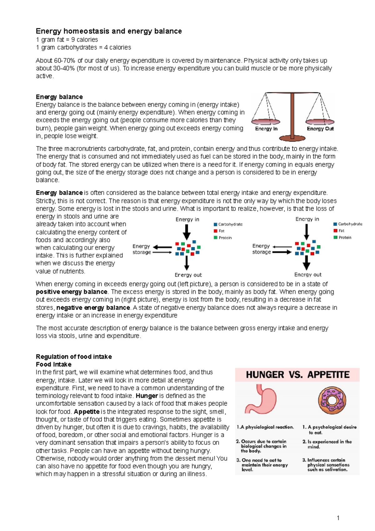 Photo inspiration: Picture Idea: Overview Energy Homeostasis And Energy Balance