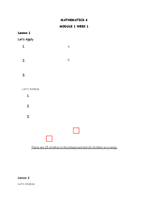 MATH LCD 2022 2023 - Mathematics competencies from Quarter 1 to 4 ...