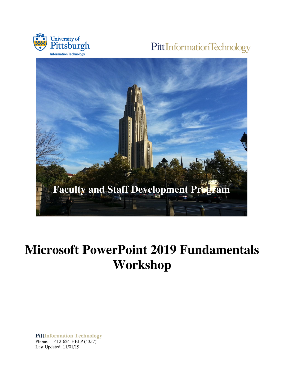 Microsoft Power Point 2019 Fundamentals - PittInformation Technology ...