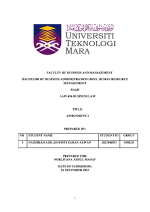 assignment law 416