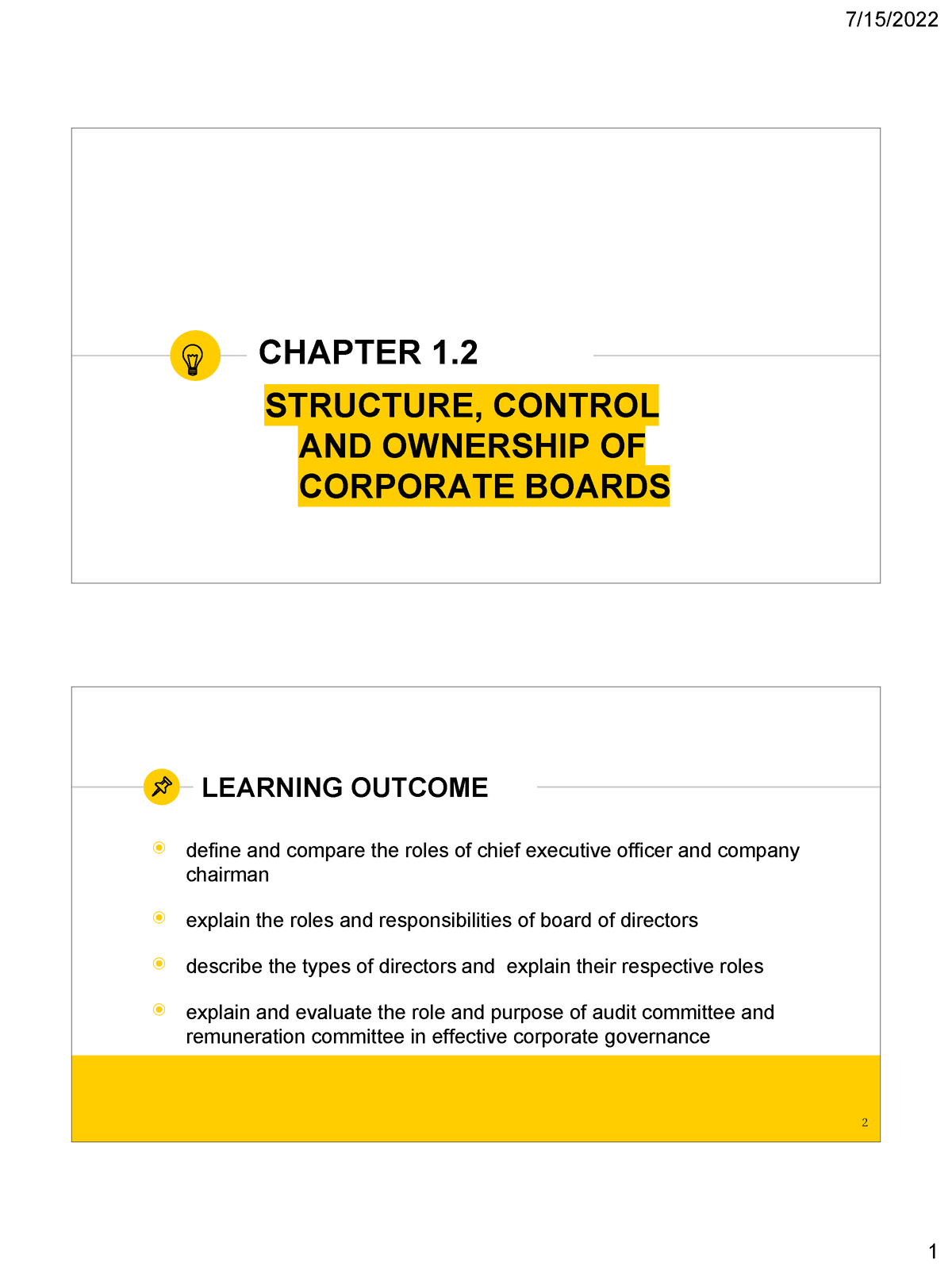 1.2 Structure Of Corporate Governance - STRUCTURE, CONTROL AND ...