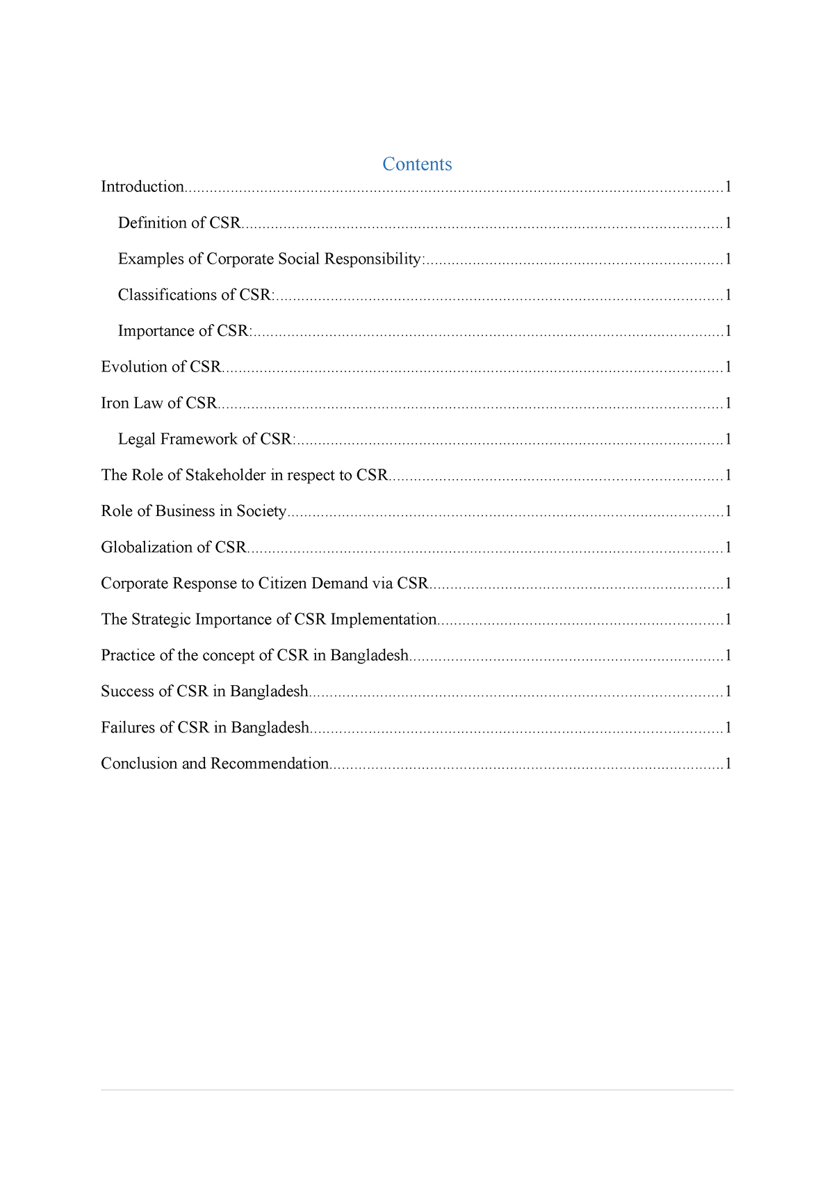 assignment on csr in bangladesh